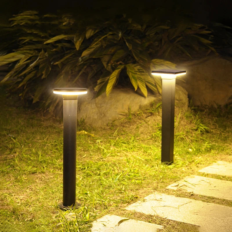Outdoor Waterproof IP65 10W LED Lawn Lamp - Aluminum Pillar Garden Path Landscape Lights