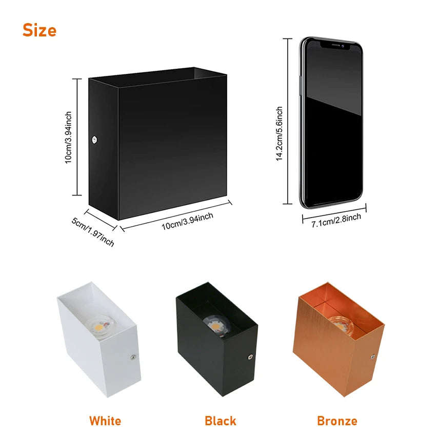 Modern 6W LED Wall Light - Minimalist Wall Lamp for Living Room Bedroom Corridor