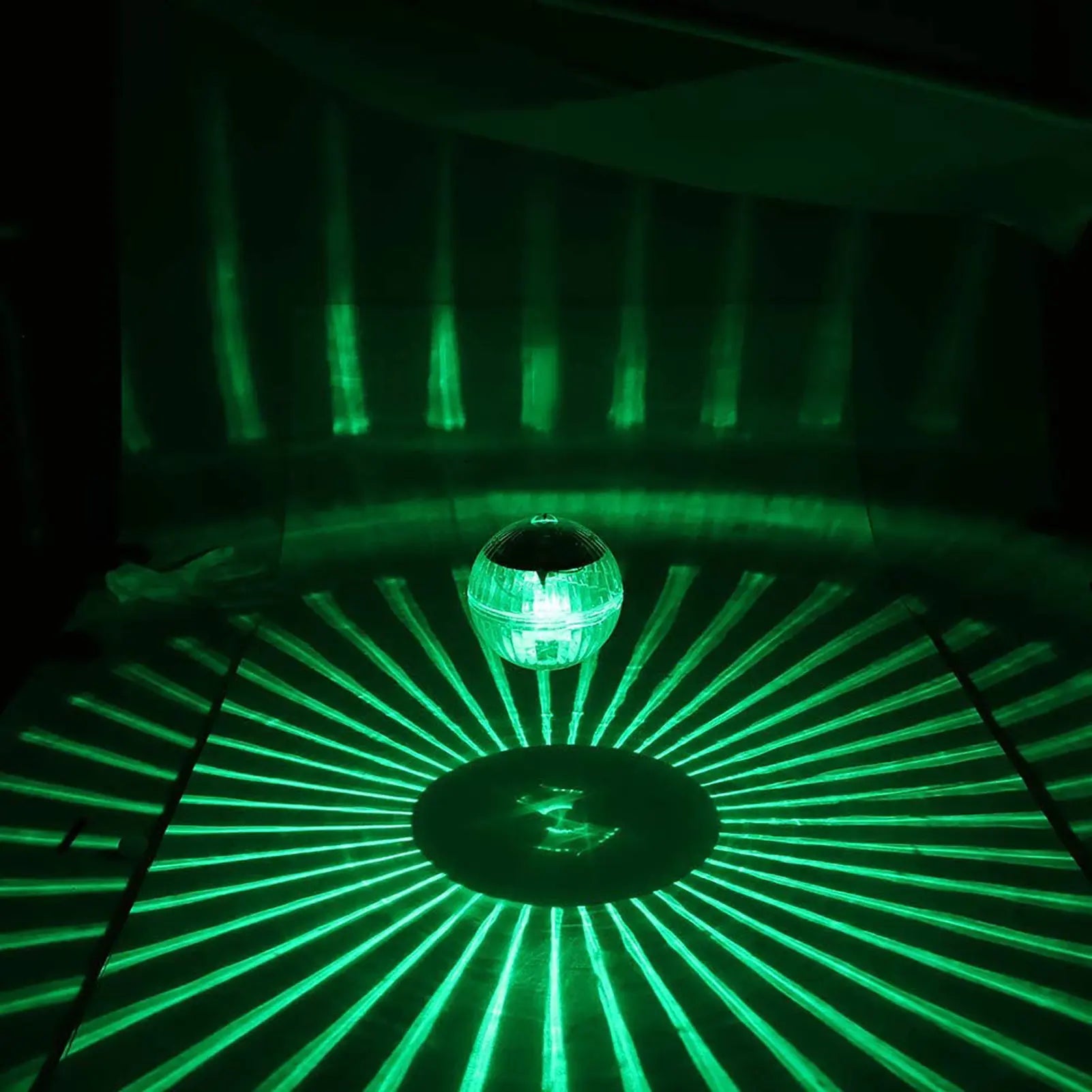 Outdoor Floating Solar Powered Underwater Ball Lamp - Color Changing Pool and Garden Light