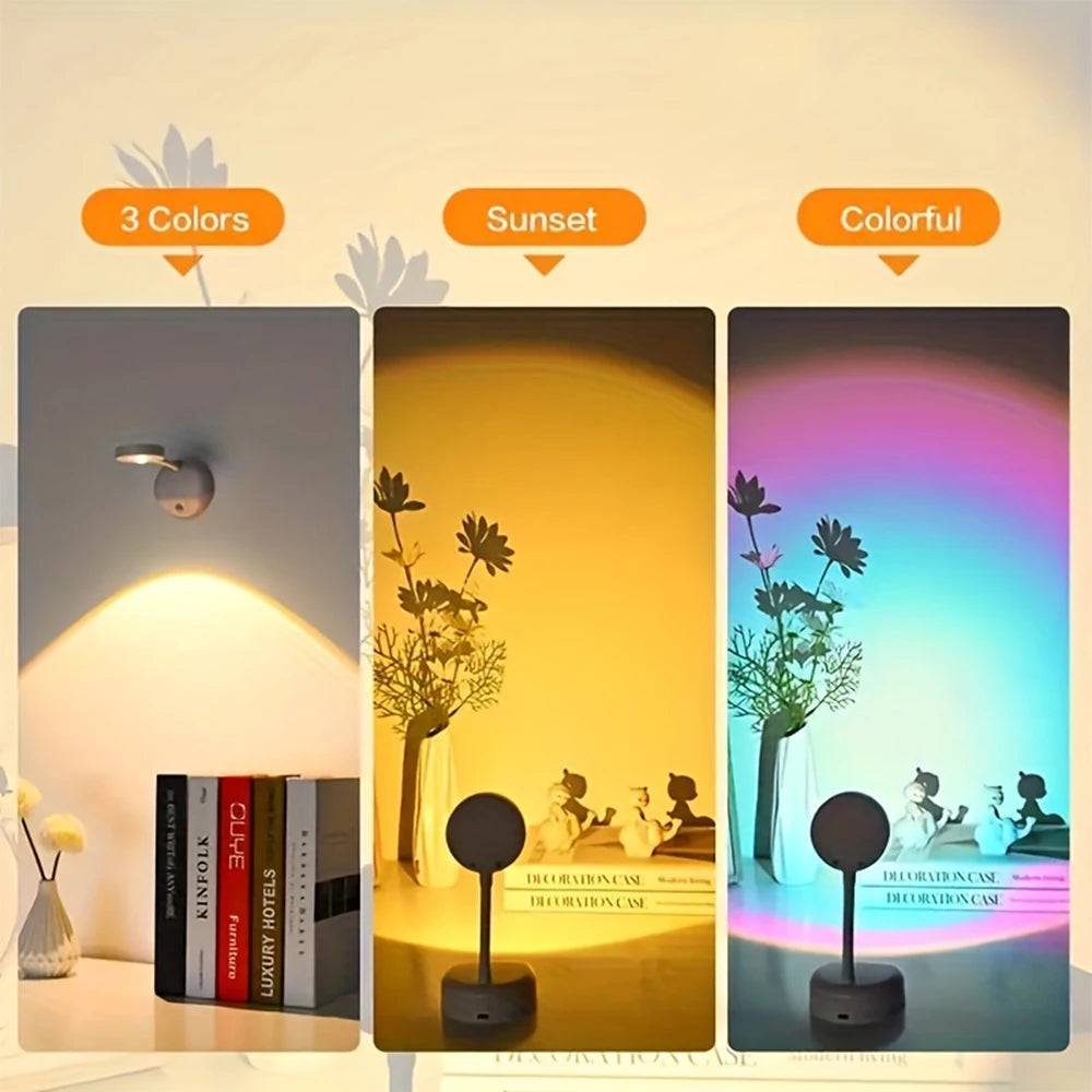 Rechargeable Indoor Wall Light Spotlight - Smart LED with Human Body Sensor